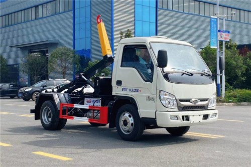 藍牌 福田4方勾臂垃圾車