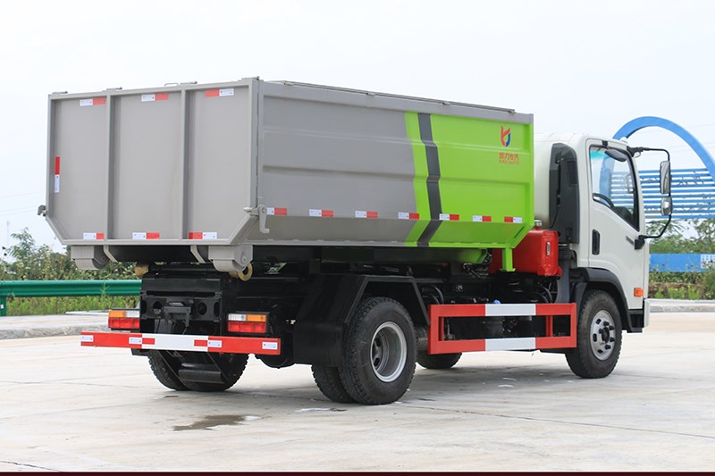 國六大運 藍牌 6方 套臂垃圾車