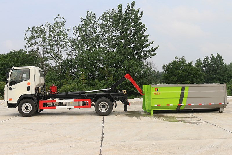 國六大運 藍牌 6方 套臂垃圾車