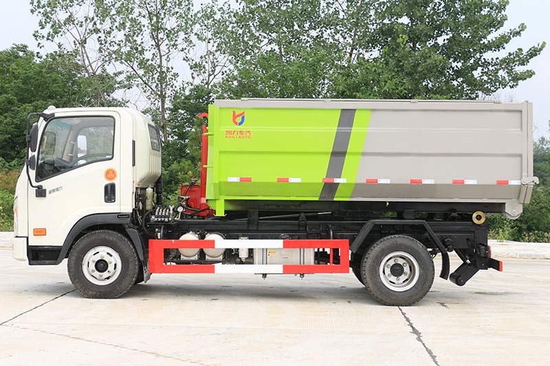 國六大運 藍牌 6方 套臂垃圾車