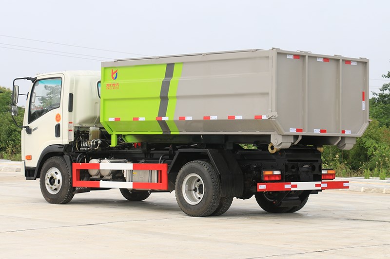國六大運 藍牌 6方 套臂垃圾車